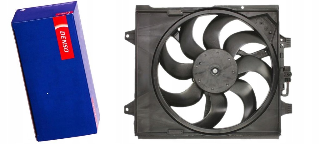 фото №12, Вентилятор радіатора denso der09046