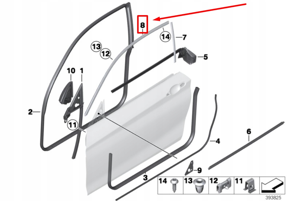 Купить New bmw 2 f22,f87 передняя часть правый door сторона frame strap 51767267916 7267916