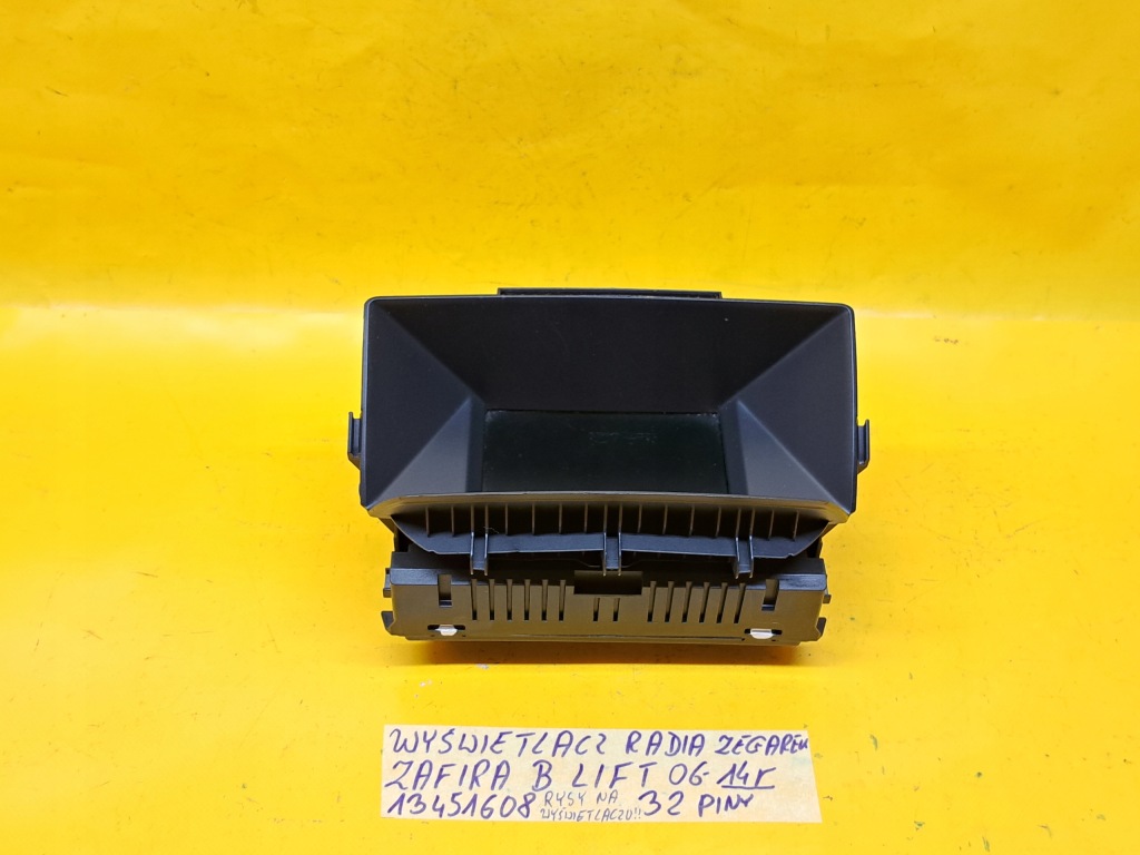 фото №10, Дисплей радіо годинник opel zafira b lift 06-14r 13451608 32контакти .