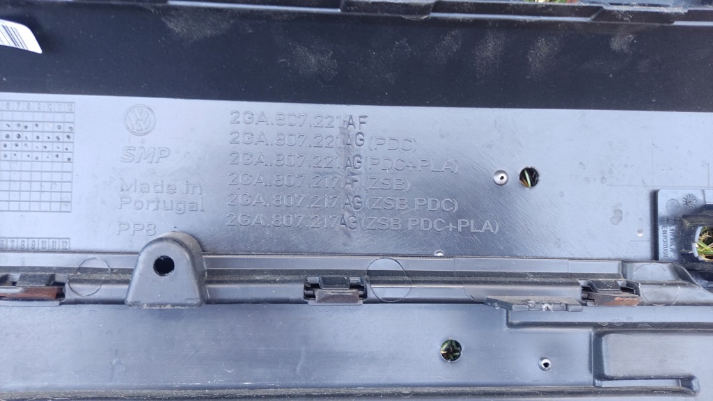 фото №4, Volkswagen оригинальный номер 2ga807221af бампер передний