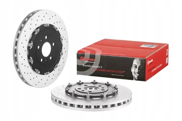 фото №7, Brembo тормозные диски перед audi a4 rs4 b7 365mm