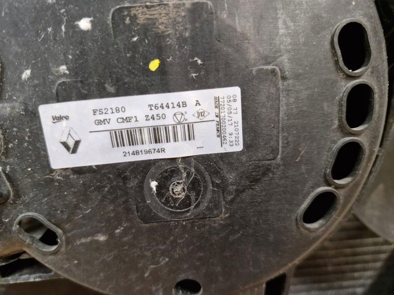 Renault scenic 4 iv 1.6 dci ремень перед передний радиатор воды вентилятор Цена