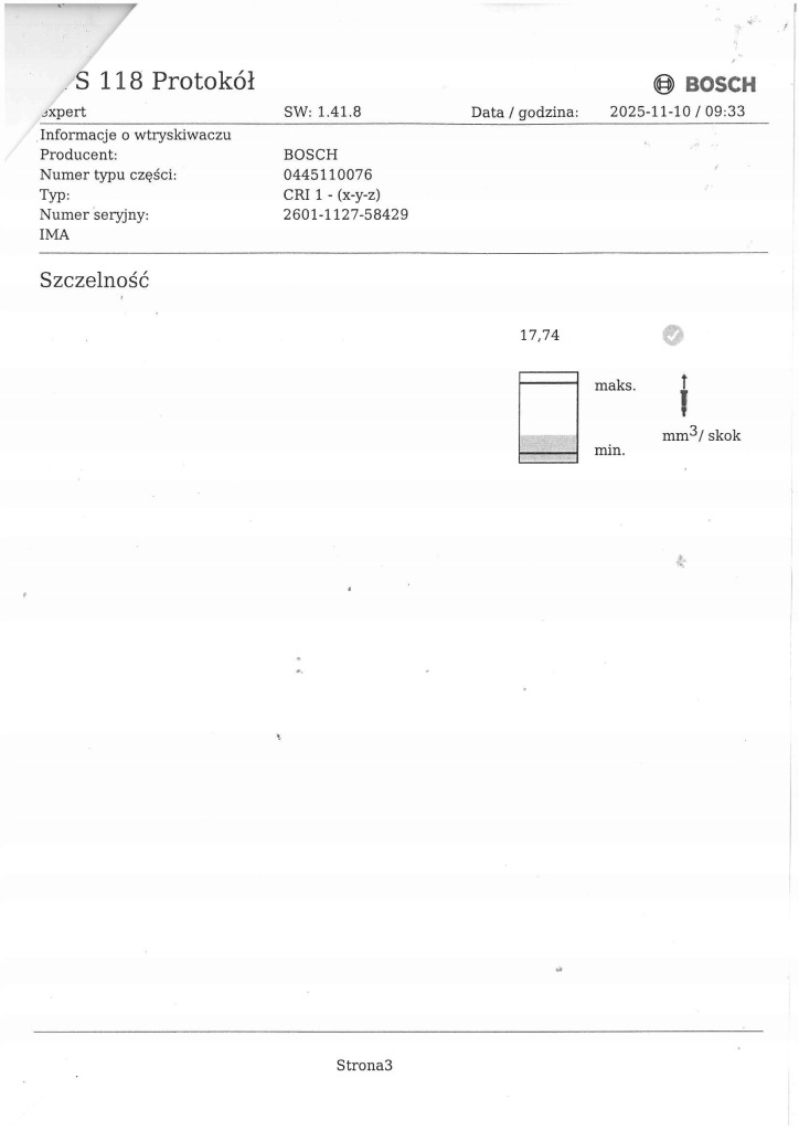 Fiat scudo i jumpy expert 99-06 2.0 jtd hdi rhz інжектор пального пошкоджений Зі Шроту