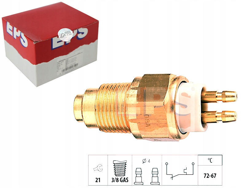 фото №1, Вимикач вентилятора радіатора mazda eps