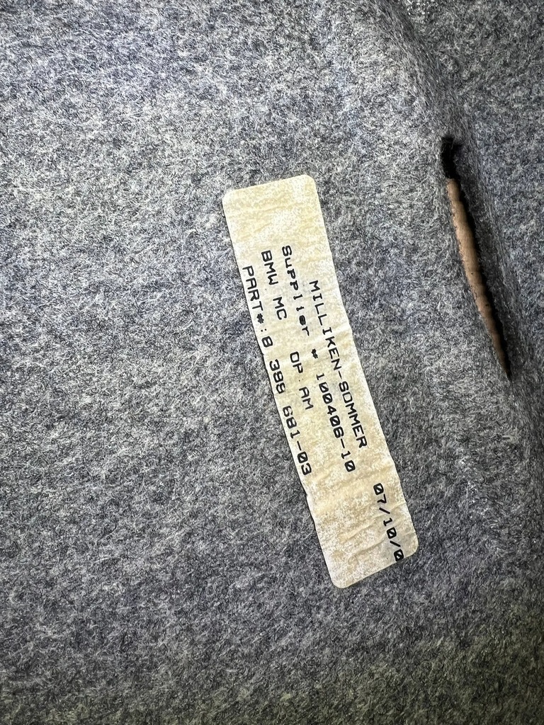 фото №5, Bmw z3 e36/7 lift оббивка корпус стінки перегородки багажника 8399681