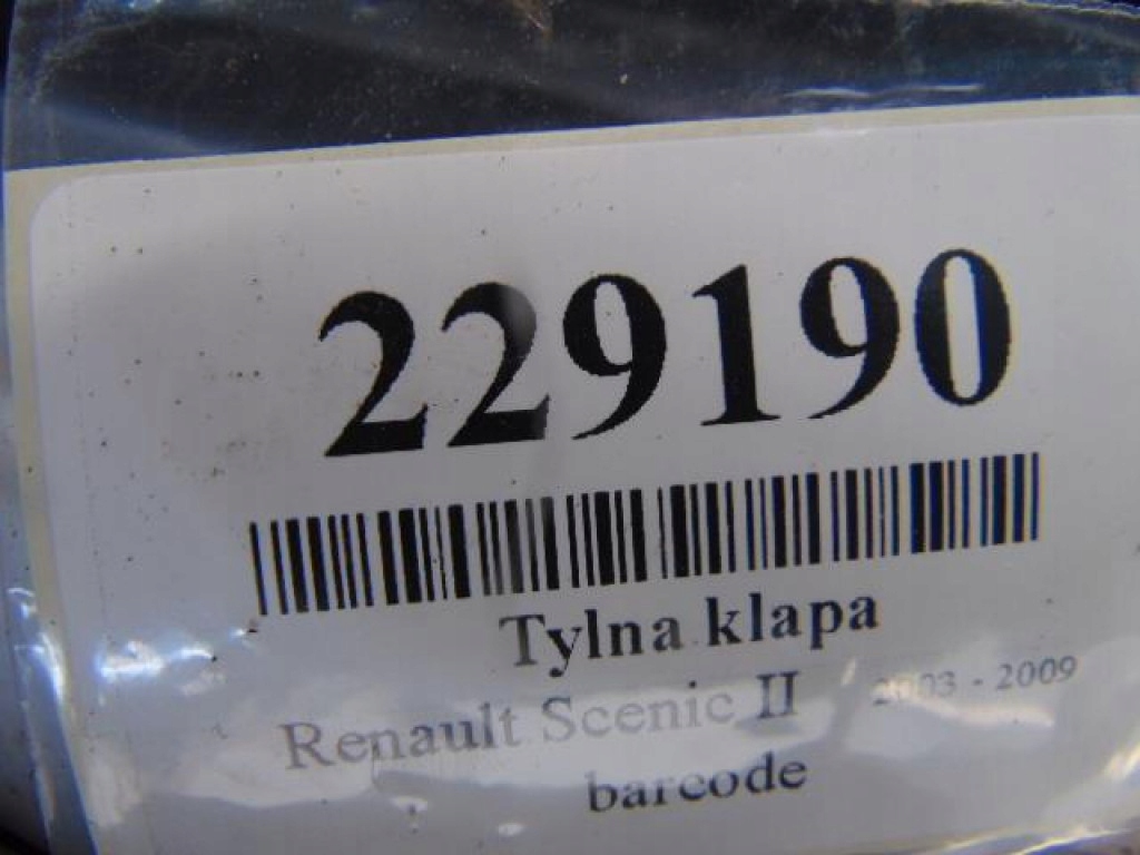 Renault scenic 2 задня кришка багажника ted69 Київ