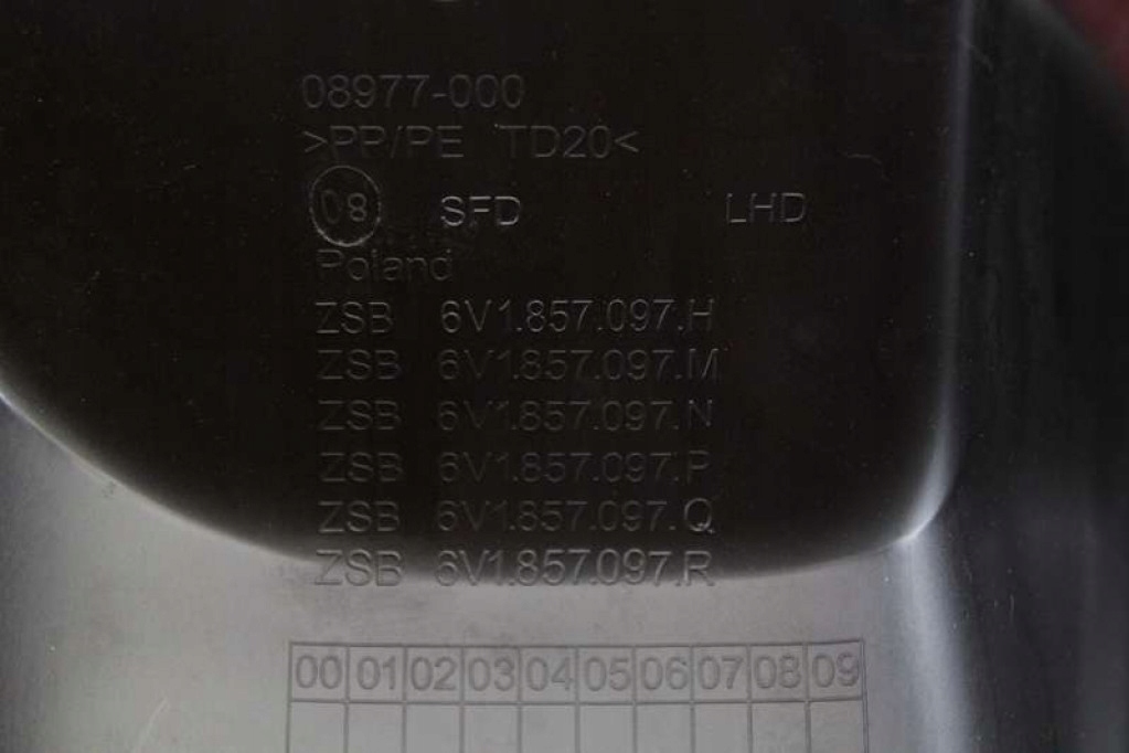 фото №5, Бардачок пасажира eu 6v1857097ae skoda fabia 3 iii lift 18-21