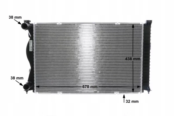 Радиатор воды двигателя audi a6 c6 2.0/2.0d 2004-2011 в Украине