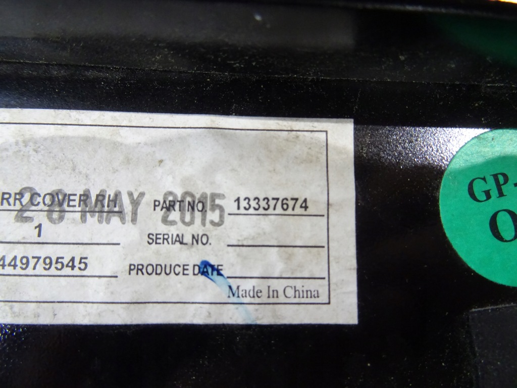 фото №6, Рамка корпус двері gtc opel astra j права перед 13337674 llu