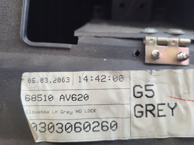 фото №8, Бардачок головний бардачок правий пасажира nissan primera iii хетчбек p12