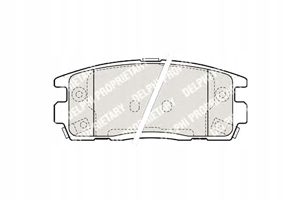 фото №1, Delphi гальмівні колодки гальмівні chevrolet captiva captiva