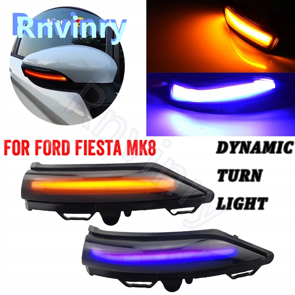 фото №1, Динамический поворотник rnvinry dla forda fiesty st line mk8 18-19 puma 20