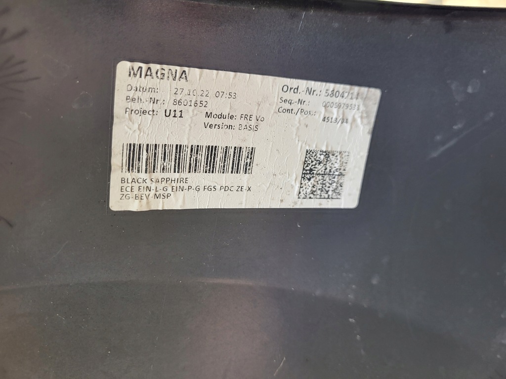 фото №13, Бампер перед передний bmw x1 ix1 u11 6pdc 51119883579