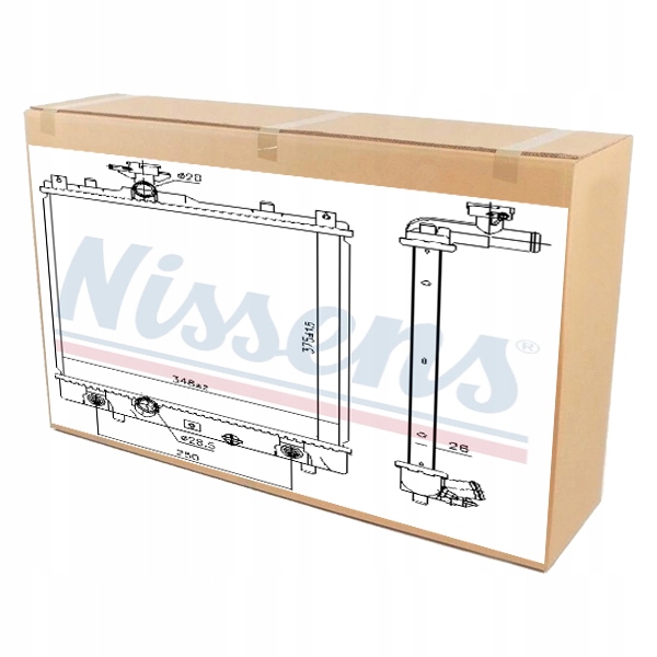 фото №1, Радиатор двигателя wody do suzuki wagon r+ 1.3