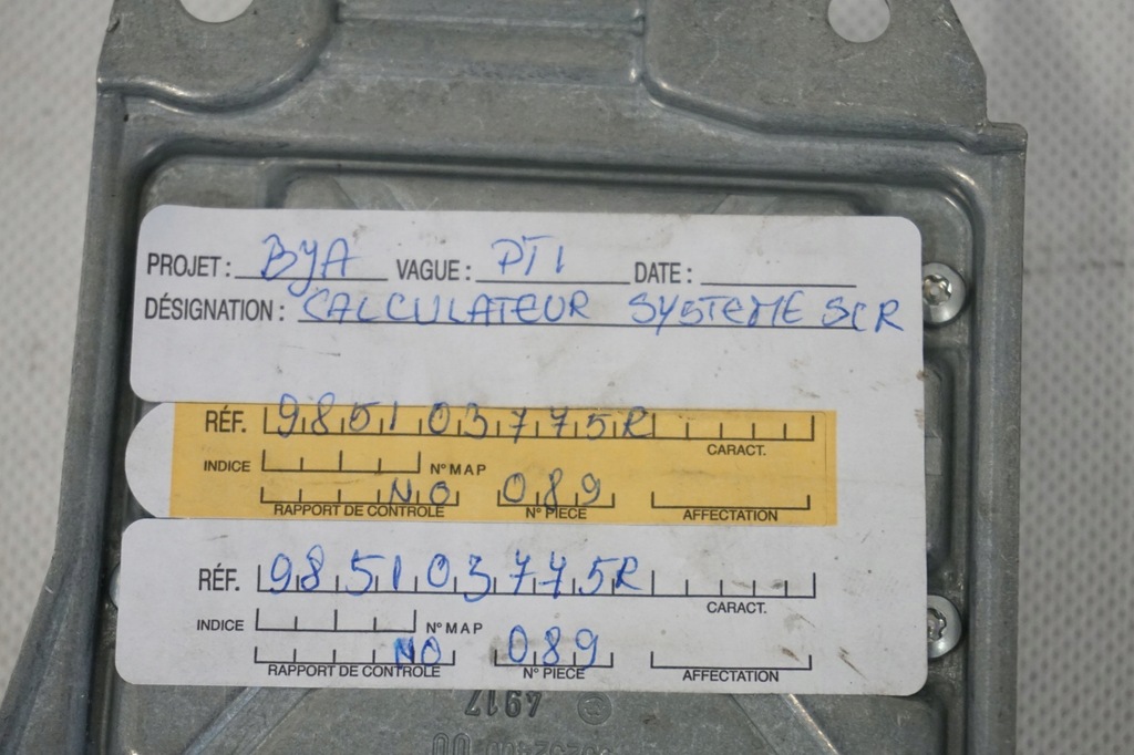 фото №7, Блок керування датчик подушка безпеки renault clio v 985103775r