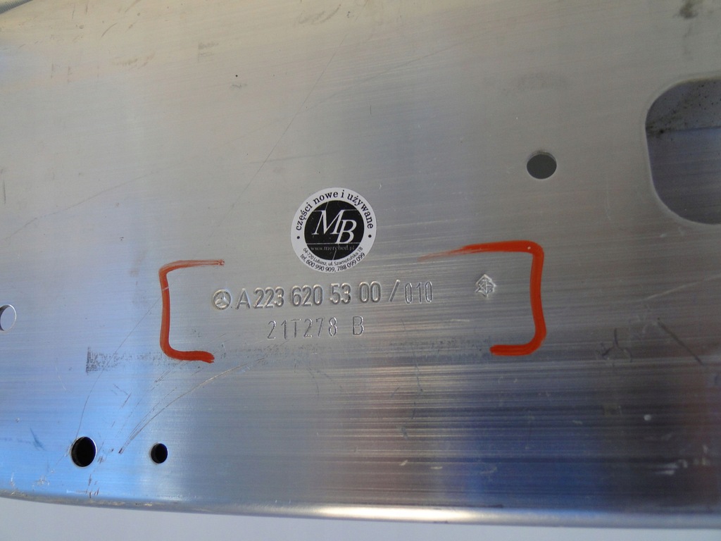 фото №12, Mercedes s klasa w223 223 зона деформации левая