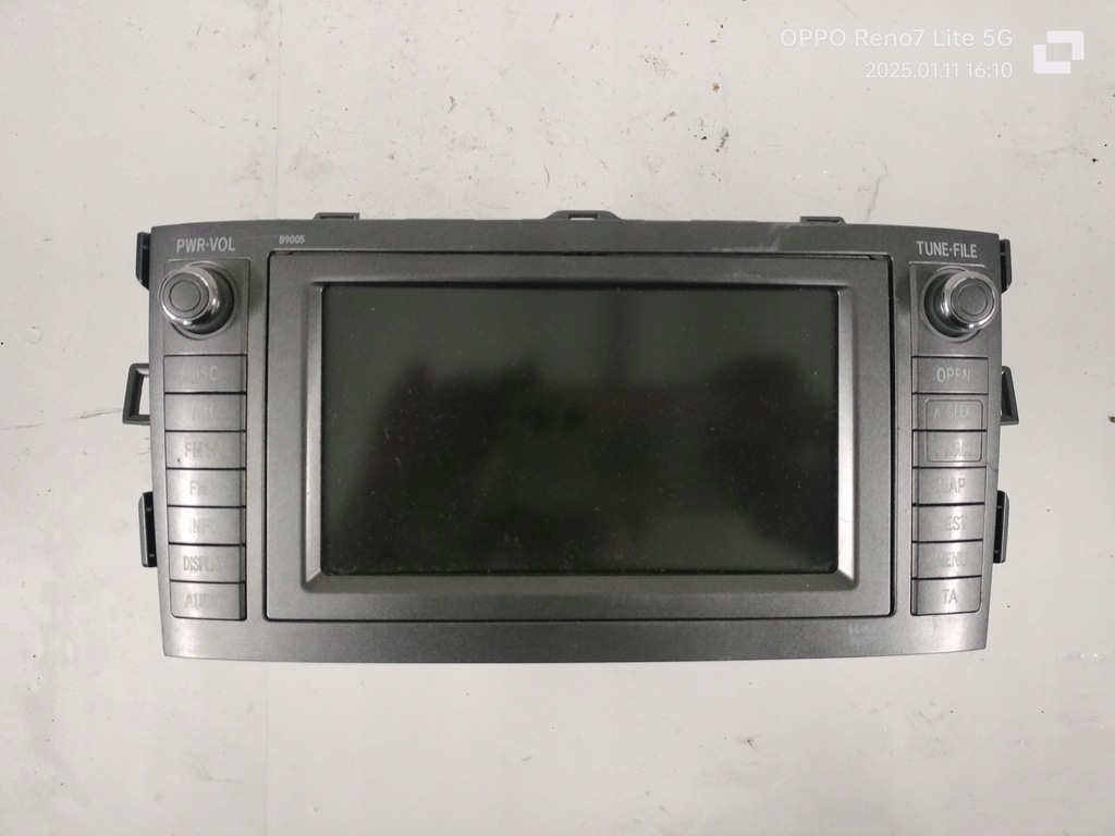 фото №1, Радио навигация 86120-12a20 toyota auris радиопроигрыватель 8612012a20