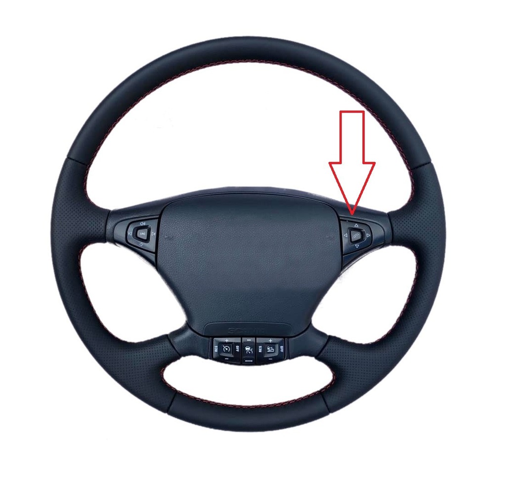 фото №3, Клавіша кнопка телефону w керма scania трубка