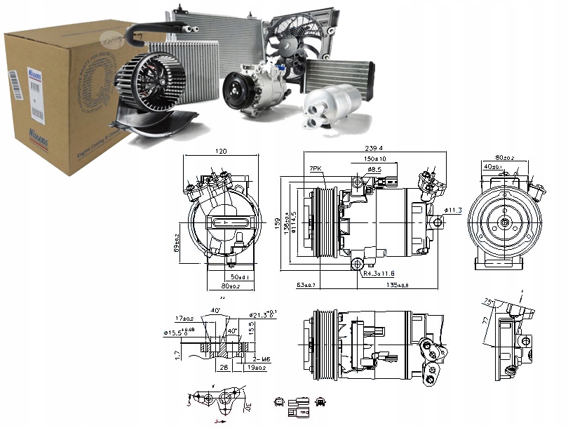 фото №1, Компресор компресор кондиціонера [nissens]
