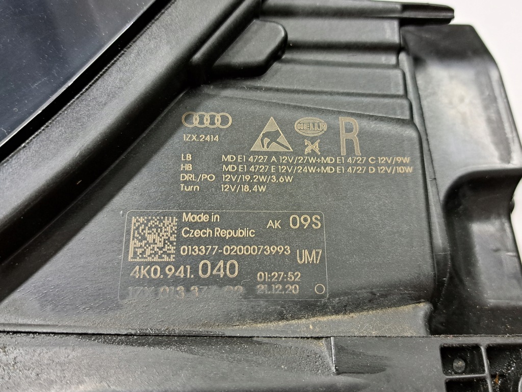 фото №12, Лампа права full led audi a6 c8 4k0941040