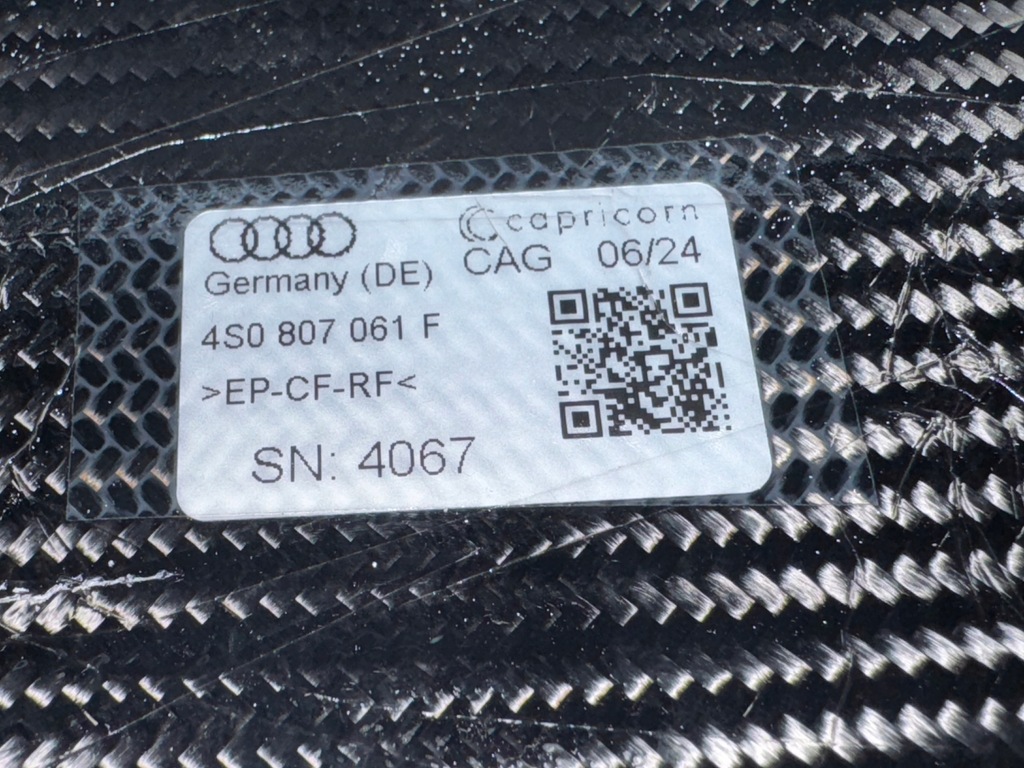 фото №11, Бампер перед audi r8 4s0 lift 4s0807061f дифузор карбон спойлер спойлер