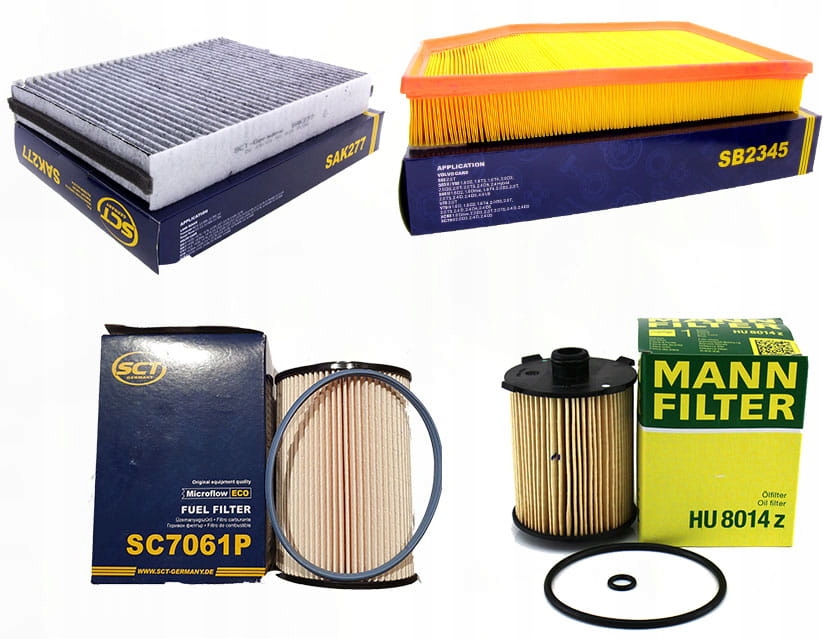 фото №1, Набор фильтров volvo s80 124 d4