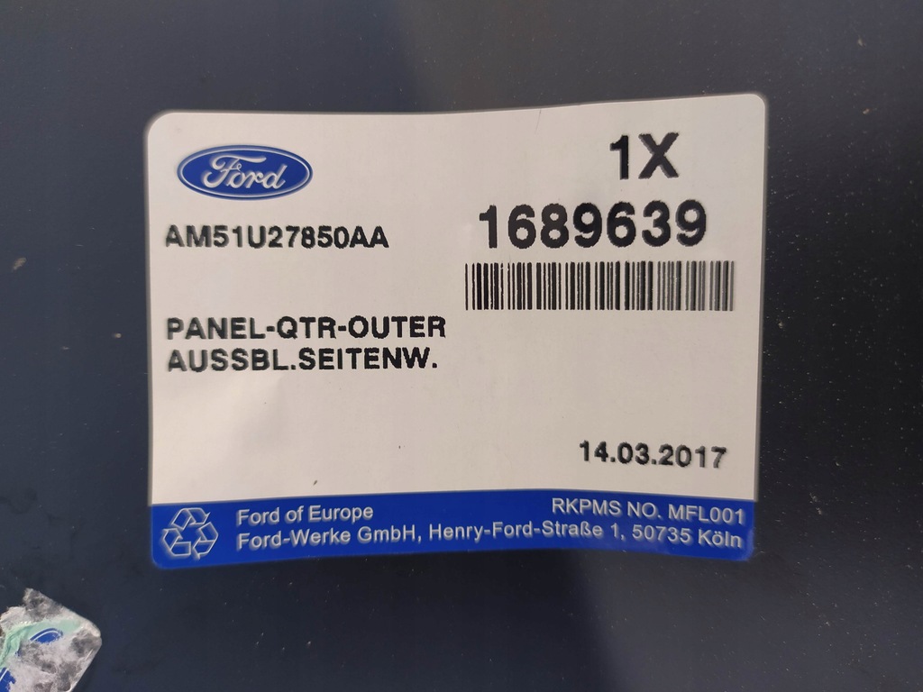 фото №11, Крила задній правий ford grand c-max