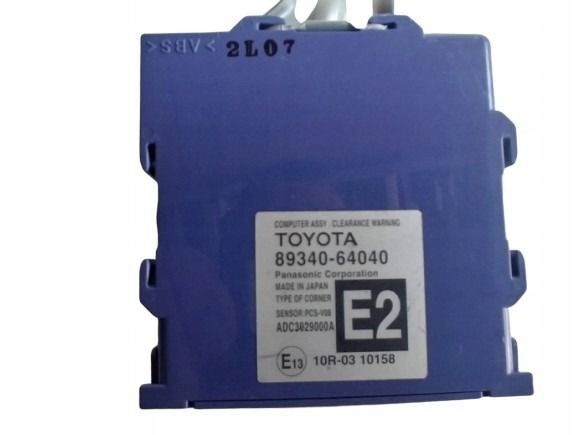 фото №1, Модуль pdc toyota verso 89340-64040