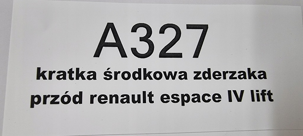 фото №7, Решітка середня бампера renault espace iv lift