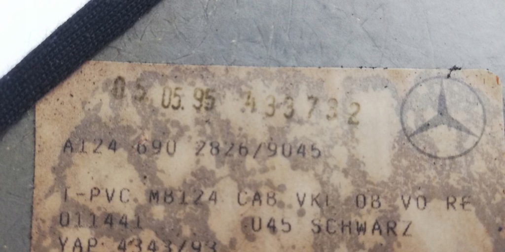 Передняя часть потолочный mercedes w124 кабриолет Недорого