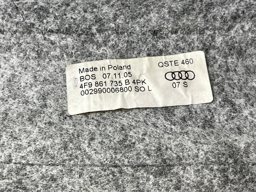 фото №13, Стеля audi a6 c6 avant 2004-2011 4f9867505b s-line люк