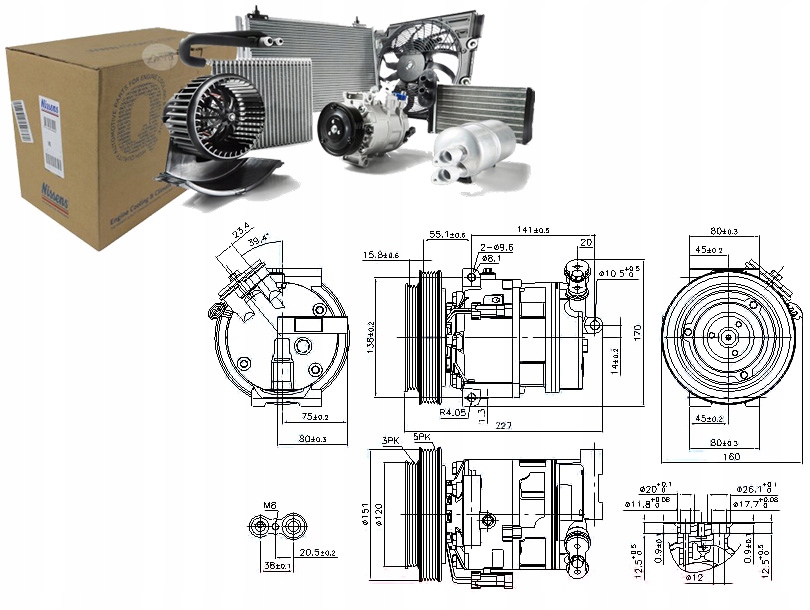 фото №1, Компресор кондиціонера alfa romeo 159 brera spider