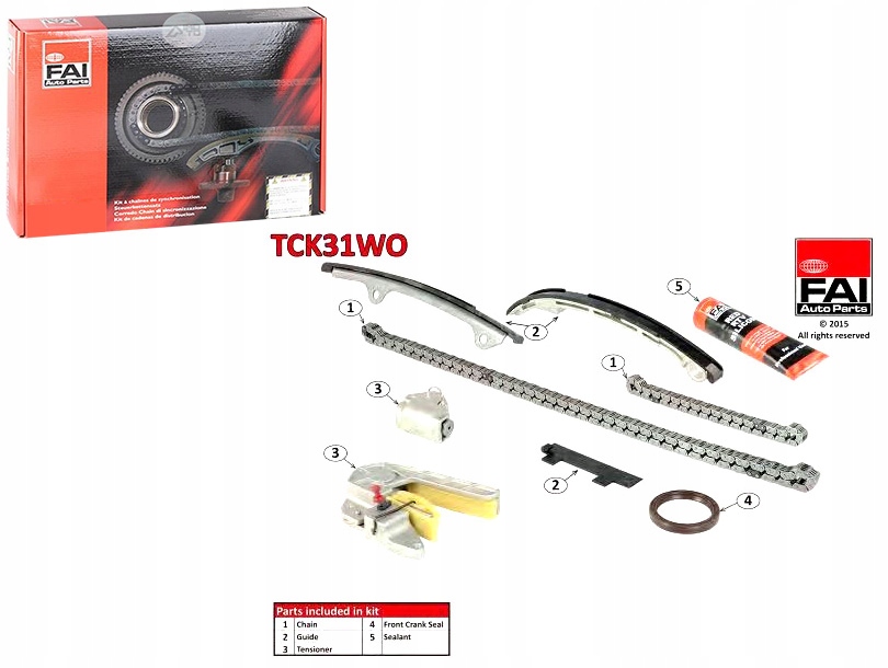 фото №1, Faitck31wo набір ланцюга розподільного валу nissan primera