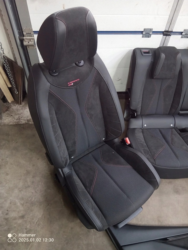 фото №10, Сидіння заднє сидіння обшивки двері citroen ds4 ii 21- alcantara performance