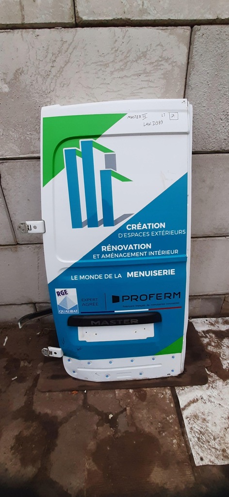 фото №2, Двері задні ліва h1 d389 renault master iii