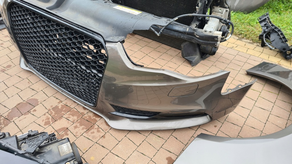 Купити Audi a5 8t рестайлінг  12-15r ly1p перед капот бампер крило фари ксенон ремінь