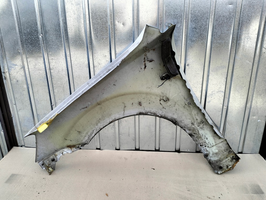 фото №13, Крыло правый перед kia rio ii lata 2005-2011 оригинал серебристый