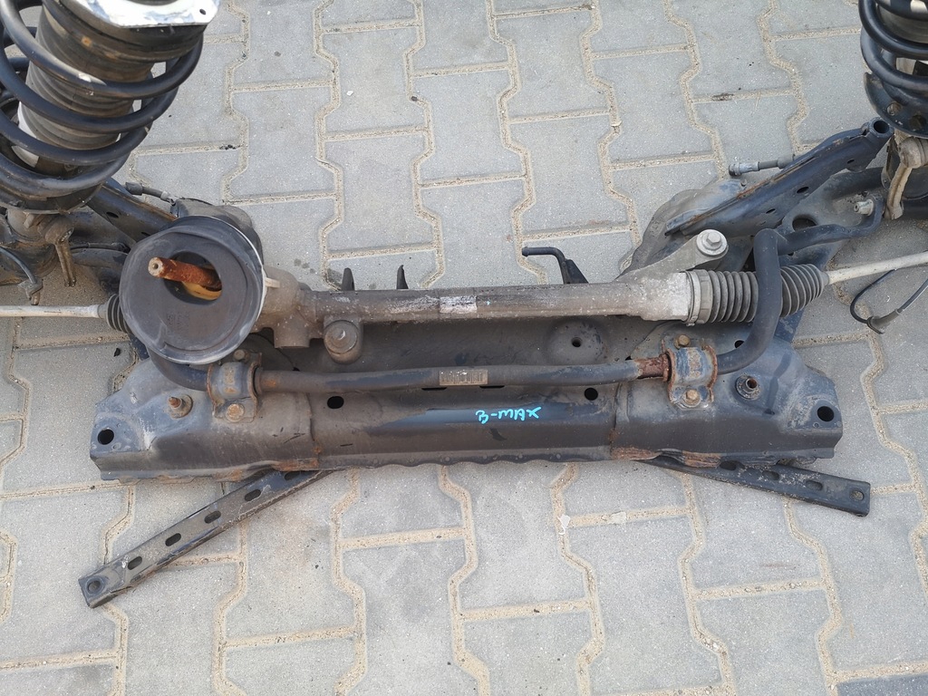 фото №11, Ford b-max поворотный кулак правый перед амортизационная стойка рычаг 1.0ecb