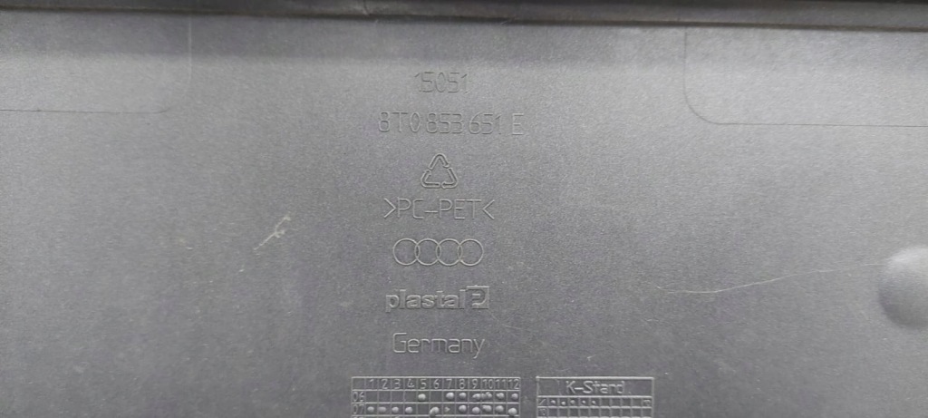 Audi a5 8t0 08-11 бампер перед решітка радіатора хром Зі Шроту