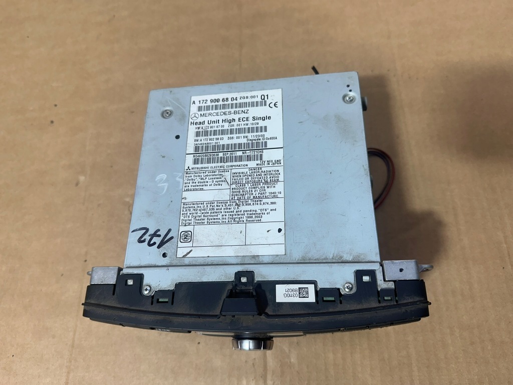Радіо, блок радіо, станція, блок керування mercedes slk r172,w172 a1729006804 в Україні
