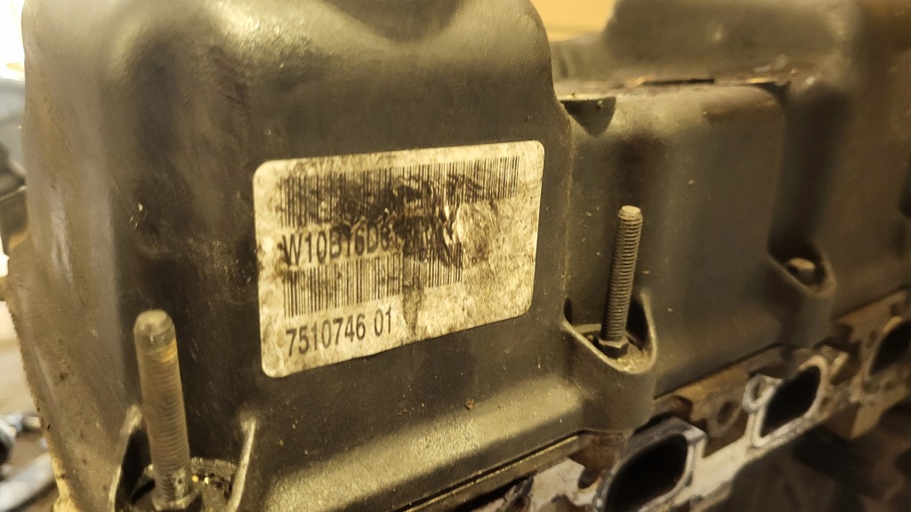 фото №5, Двигатель блок двигателя mini cooper r50 r53 01-06 1,6 w10b16a