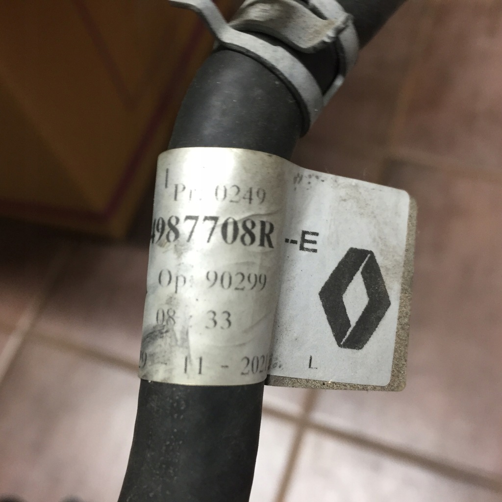 фото №5, Шланг wody captur ii 1.0 tce 144987708r 0392023219