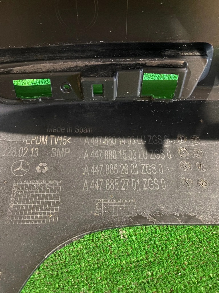 фото №9, Бампер задний задняя mercedes vito w447 lift