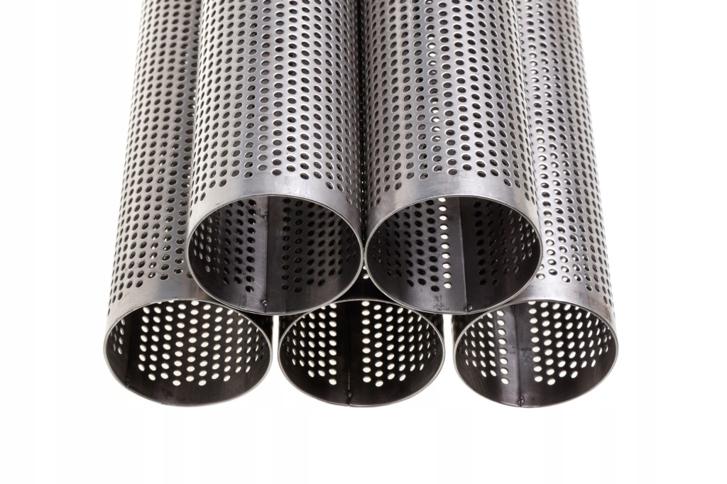 Труба нержавіюча перфорована fi 63mm | 2,5 cala | 63,5x1,2mm | 100cm inox в Україні