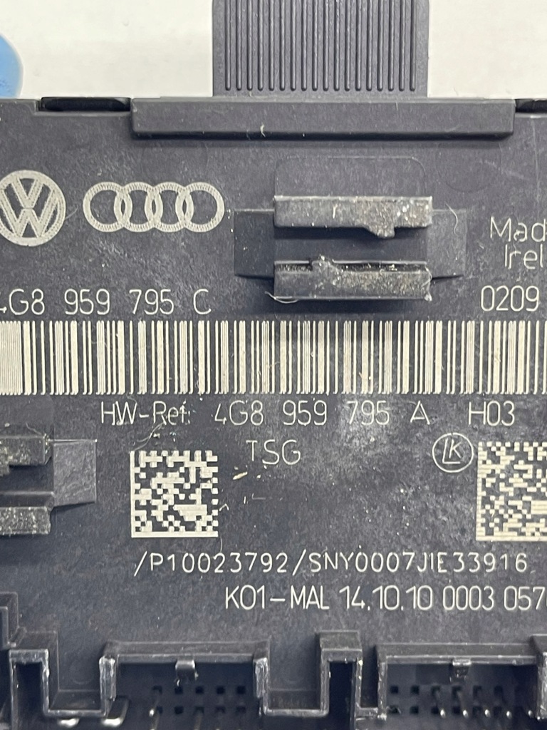 фото №7, Audi a6 a7 c7 модуль блок управления дверь задняя исправный!