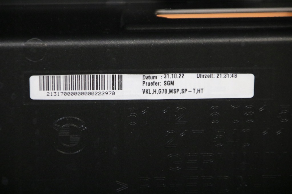 фото №12, Bmw 7 g70 m-pakiet бампер задняя задний 6xpdc c4a