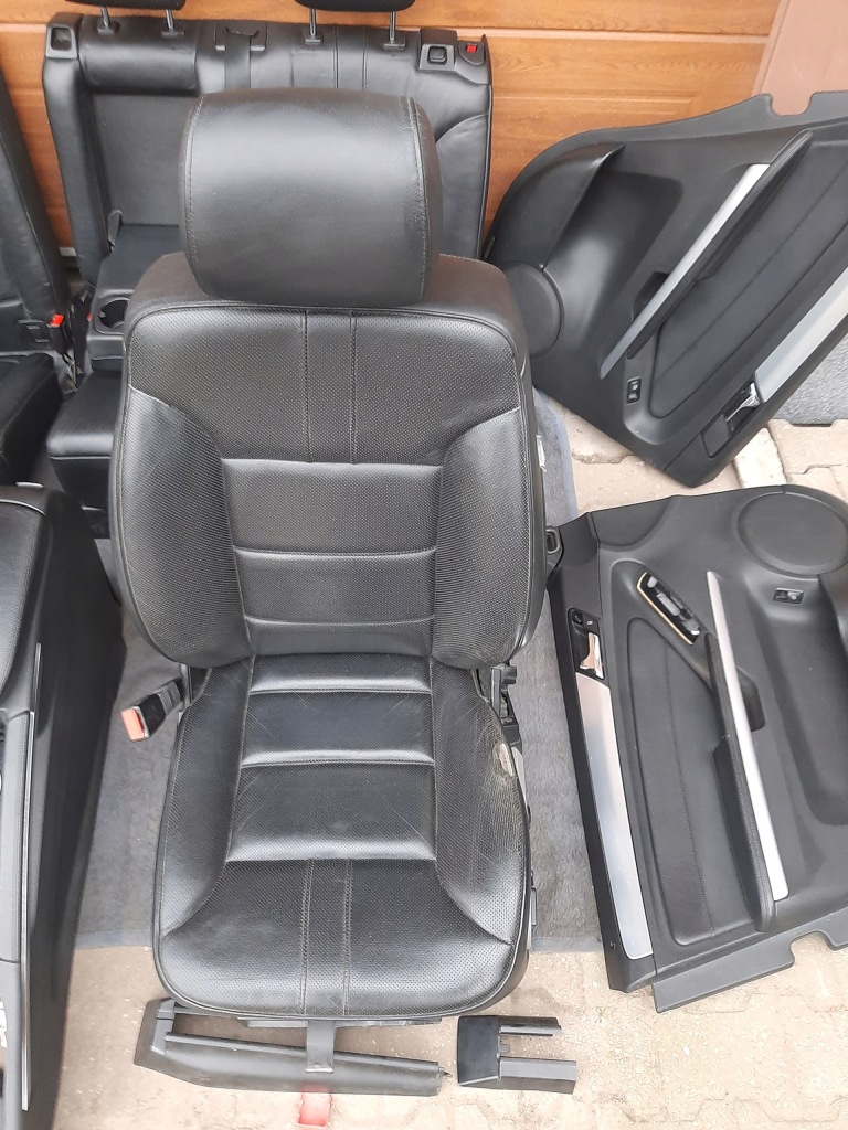 фото №5, Mercedes ml w164 сиденья заднее сиденье обшивки обивка комплект