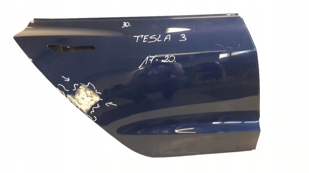 фото №1, Tesla 3 2017-2020 двері праве задня