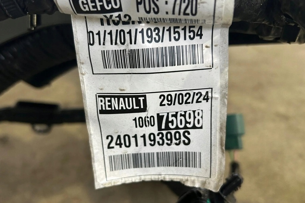 фото №10, Жгут двигателя renault 240119399s 1.6l 2024