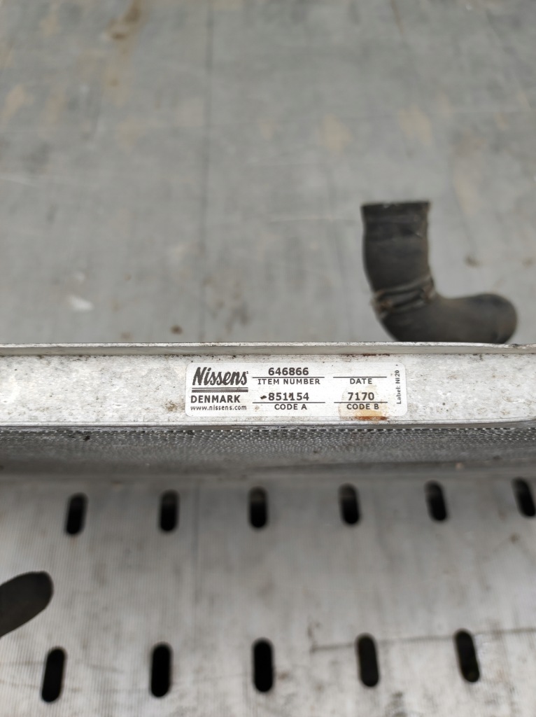 Радиатор воды lexus rx 2 nissens 646866 Доставка